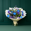 Azure Dream – Blue Rose & Iris Bouquet