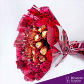 Golden Rose Chocolate Bouquet