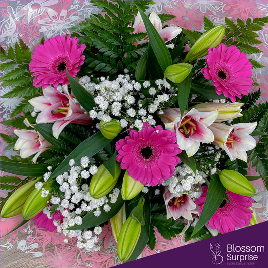 Pink Lily & Gerbera