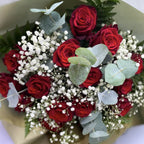 Royal Crimson - 12 Red Roses