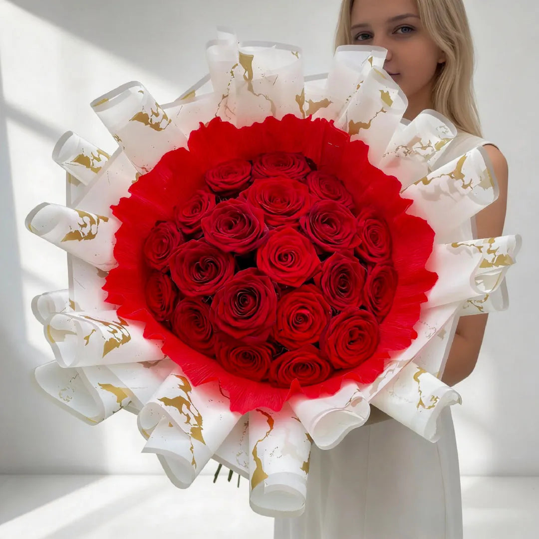 Eternal Love Red Roses (20-100 Stems)