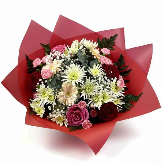 Romantic Mixed Rose Bouquet