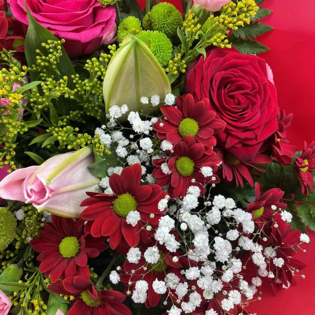 Passionate Pop Mixed Flower Bouquet