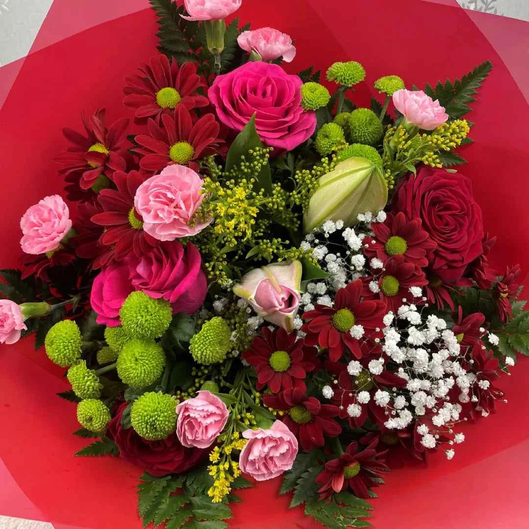 Passionate Pop Mixed Flower Bouquet