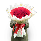 True Romance – 20 Red Roses Bouquet