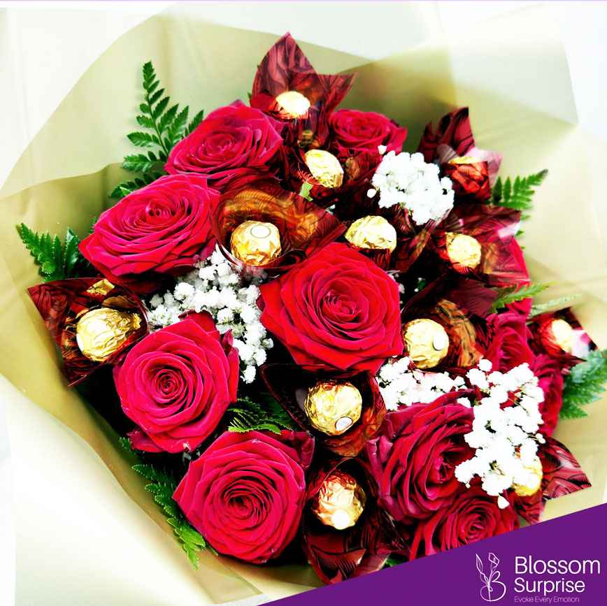 Elegance in Bloom Chocolate Bouquet