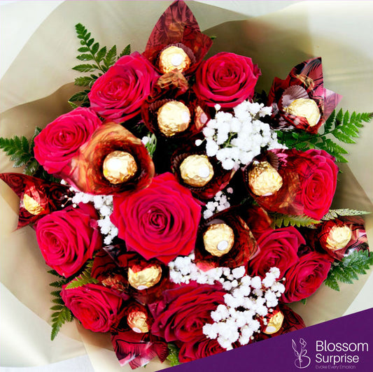 Elegance in Bloom Chocolate Bouquet