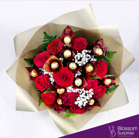 Elegance in Bloom Chocolate Bouquet