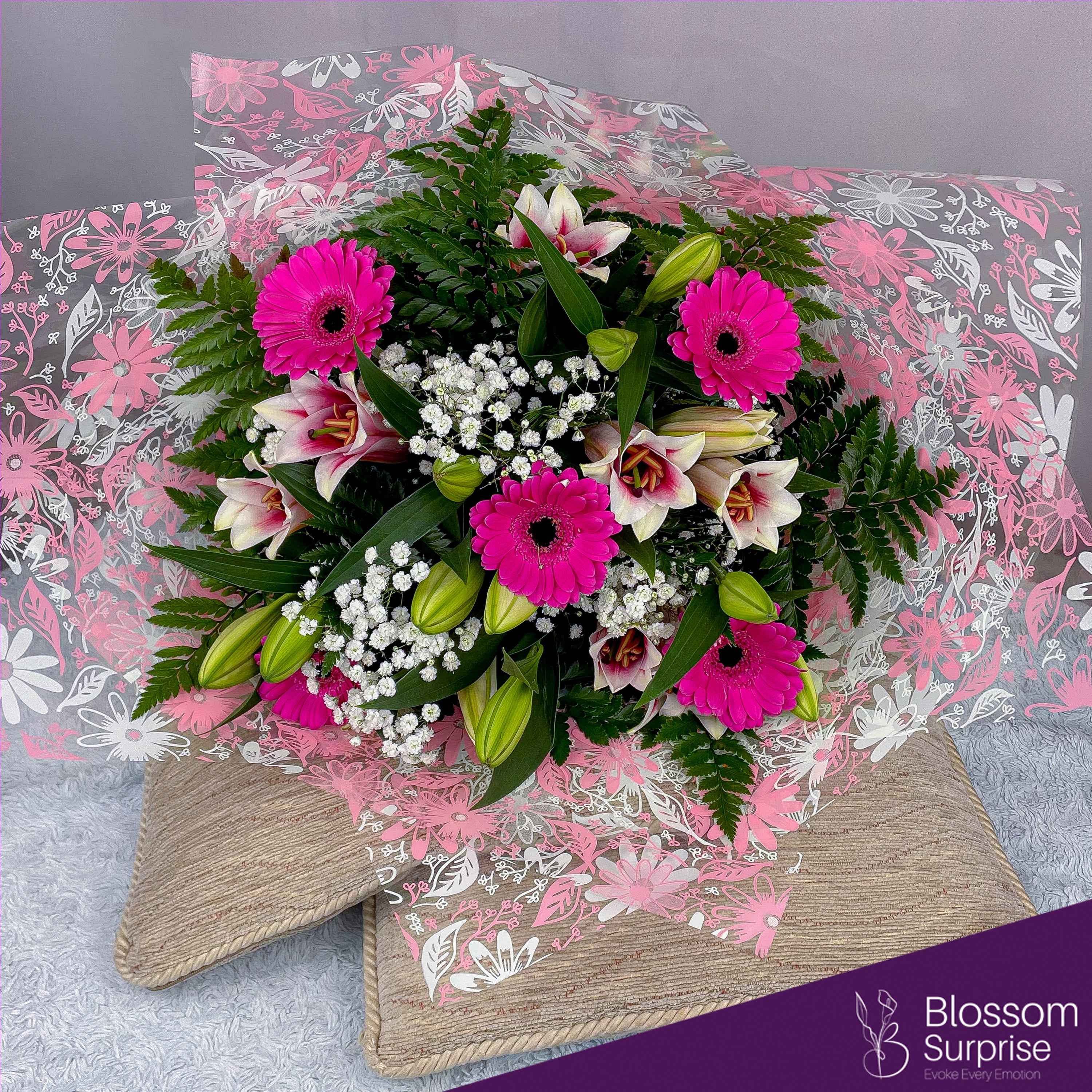 Pink Lily & Gerbera Main image