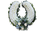 Horseshoe Funeral Tribute - Blossom Surprise