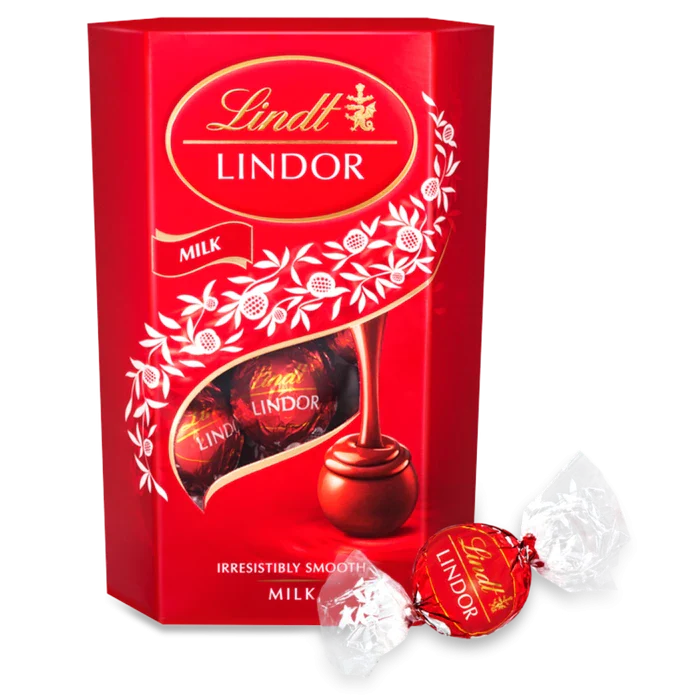 Lindt Lindor Milk Chocolate Truffles Box 200g