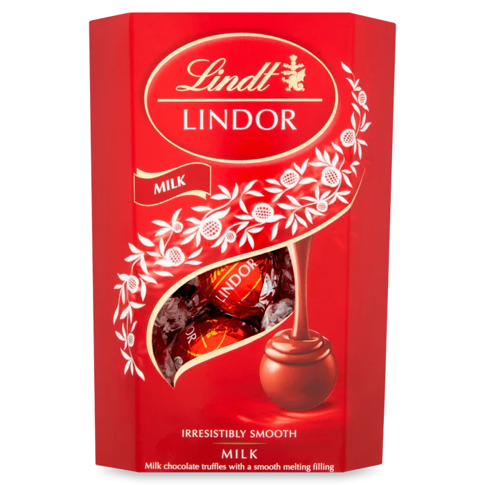 Lindt Lindor Milk Chocolate Truffles Box 200g