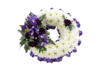 Open Wreath Round Tribute - Blossom Surprise